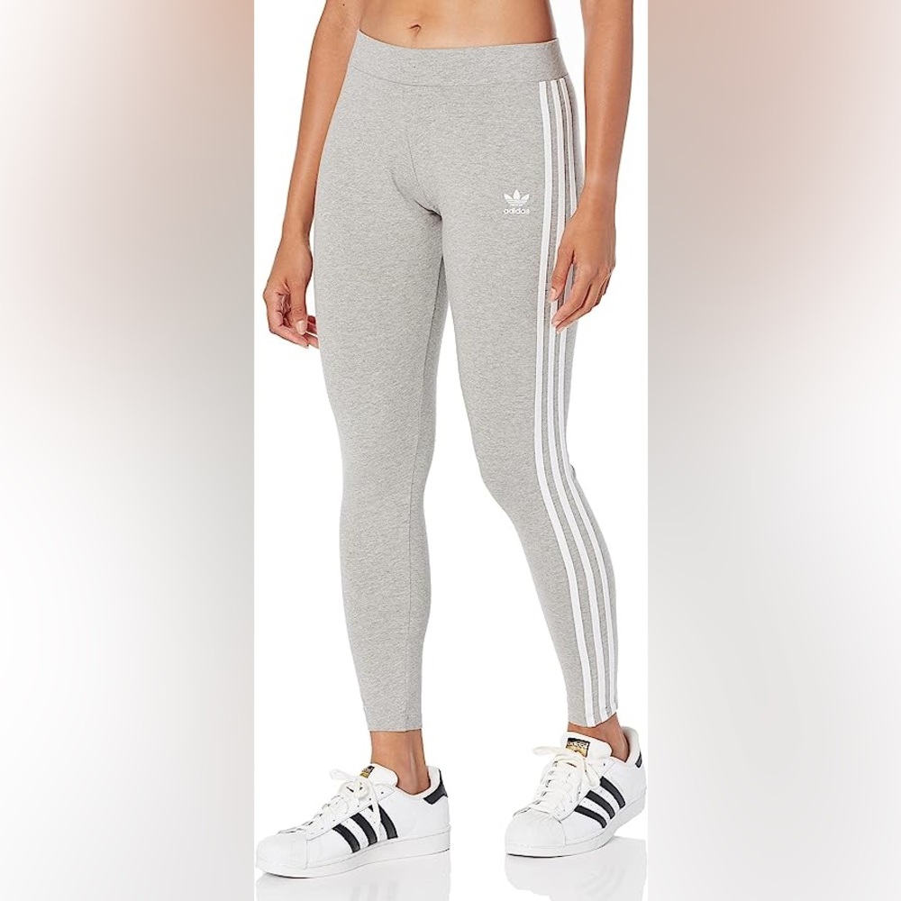 GRAY ADIDAS LEGGINGS